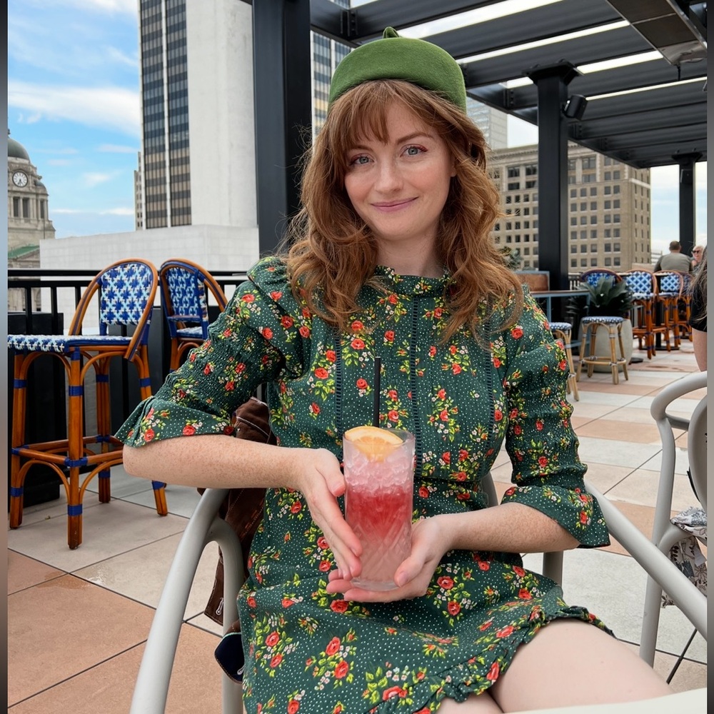 Laura Ashley x Urban Outfitters Maisy Dress Green